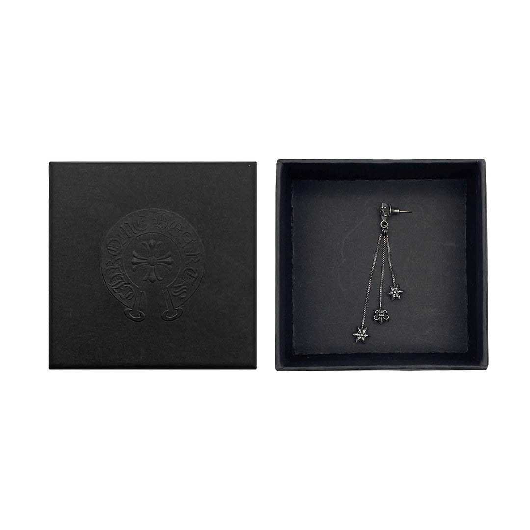 Chrome Hearts Silver Jojo Star Earring Drop