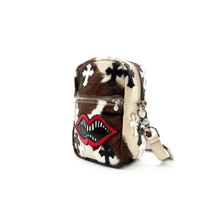 Chrome Hearts Matty Boy Horsehair Patch Taka Crossbody bag