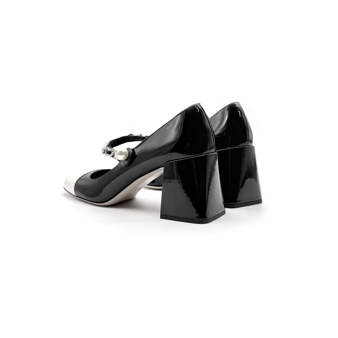 Miu Miu Mary Jane leather shoes