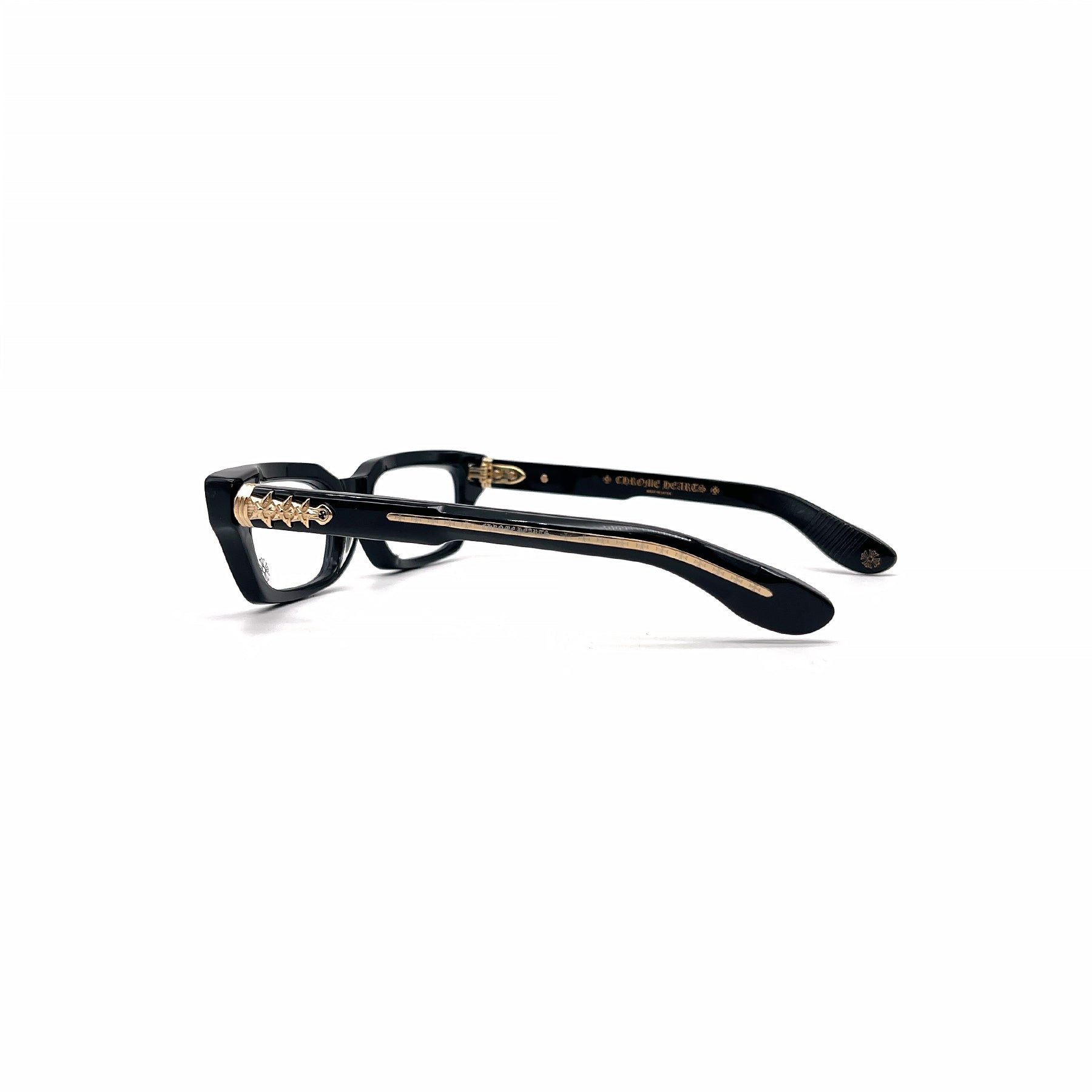 Chrome Hearts ASSTRAORDINAIRE-A BK/GP Star Glasses Frame - SRM