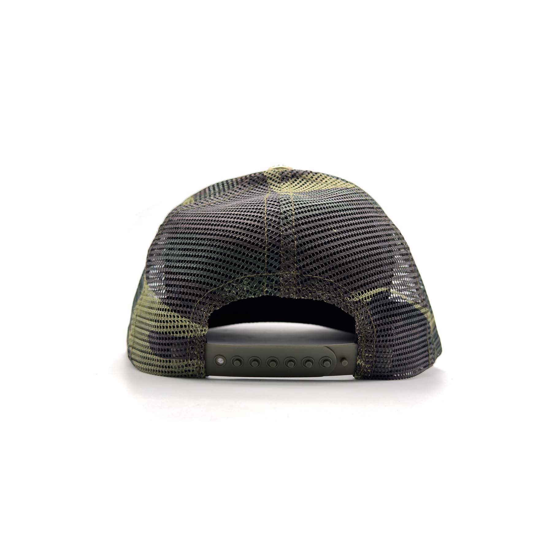 Chrome Hearts Camouflage CH Cross Embroidered Trucker Cap - SRM