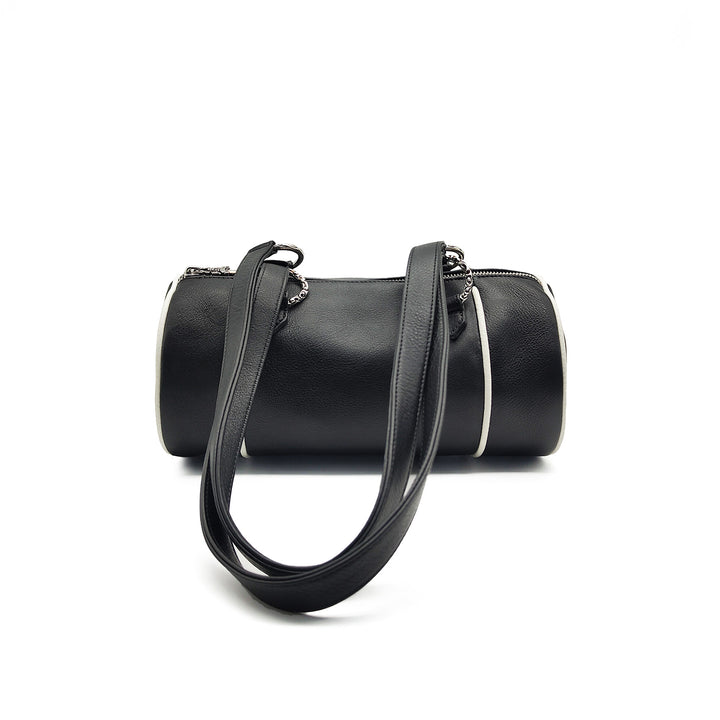 크롬하츠 화이트&amp;레드 묘지 십자가 패치 도미노 백