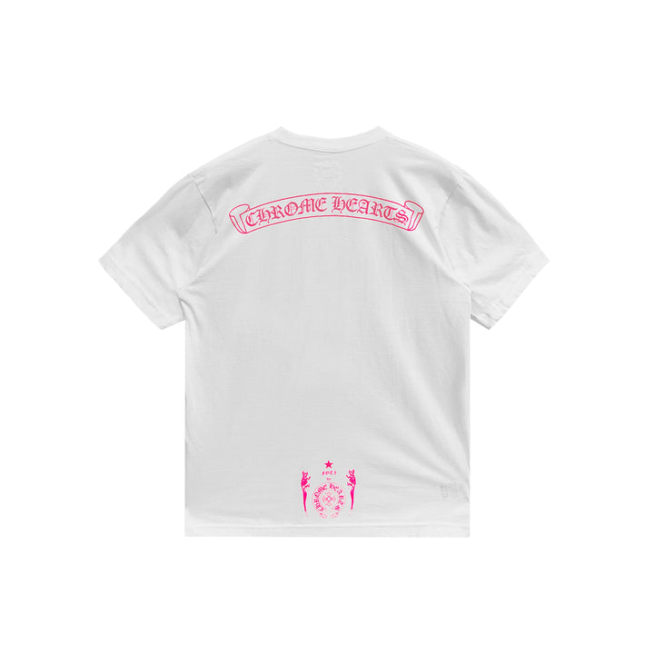 Chrome Hearts Pink Foti Harris Short Sleeve T-Shirt Tee