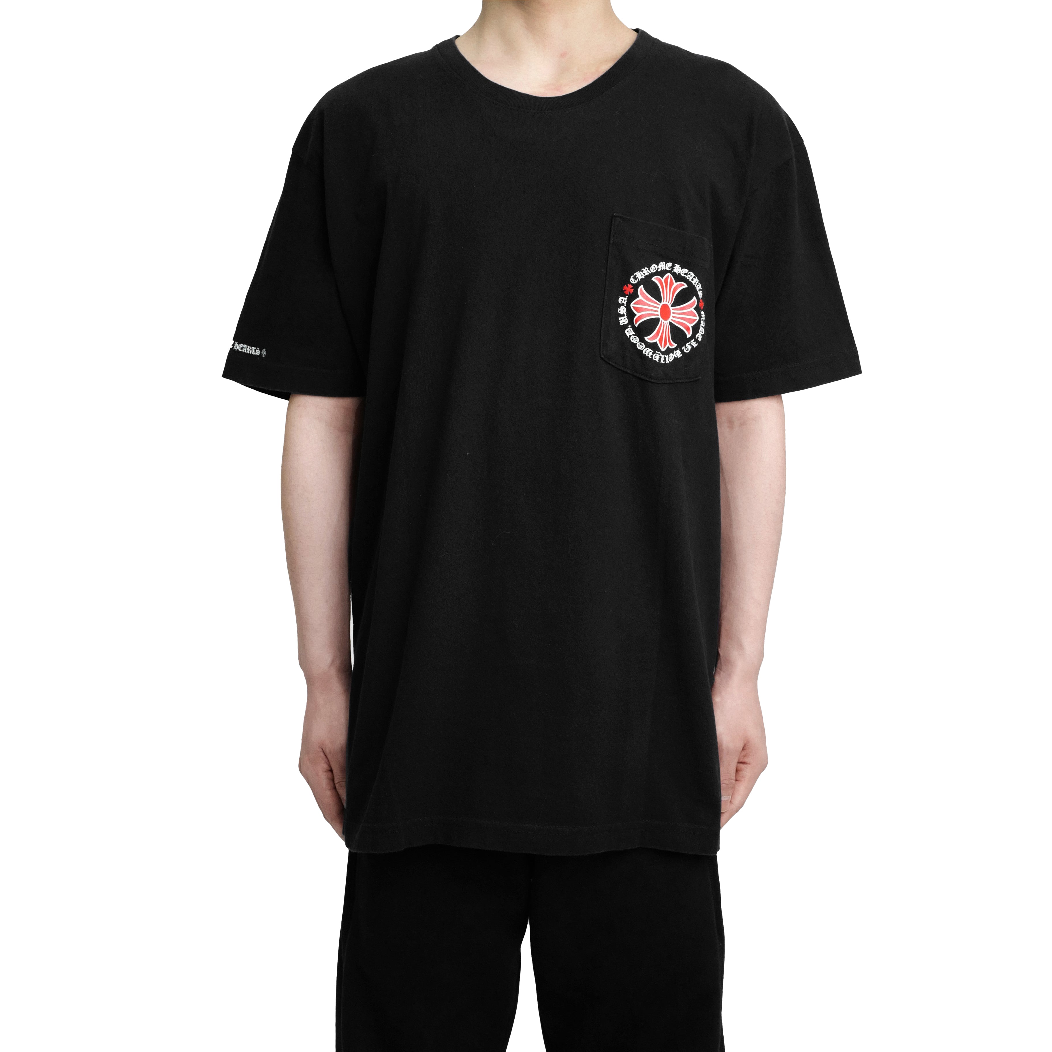 Chrome Hearts Made In Hollywood Plus Cross Short Sleeve Tee