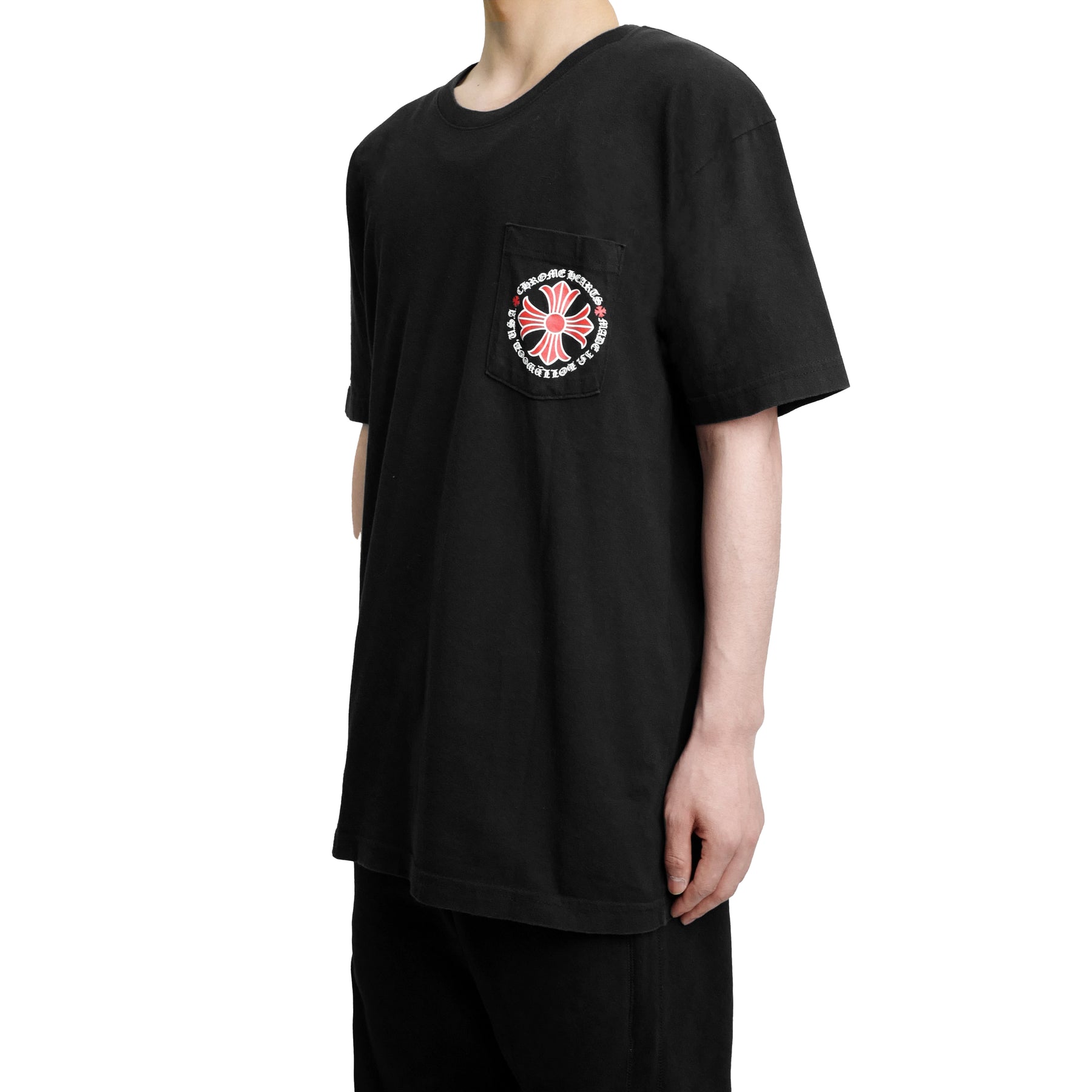 送料込【CHROME HEARTS】Made in Hollywood Plus クロス Tシャツ ezgif.com-gif-maker-2023-01-