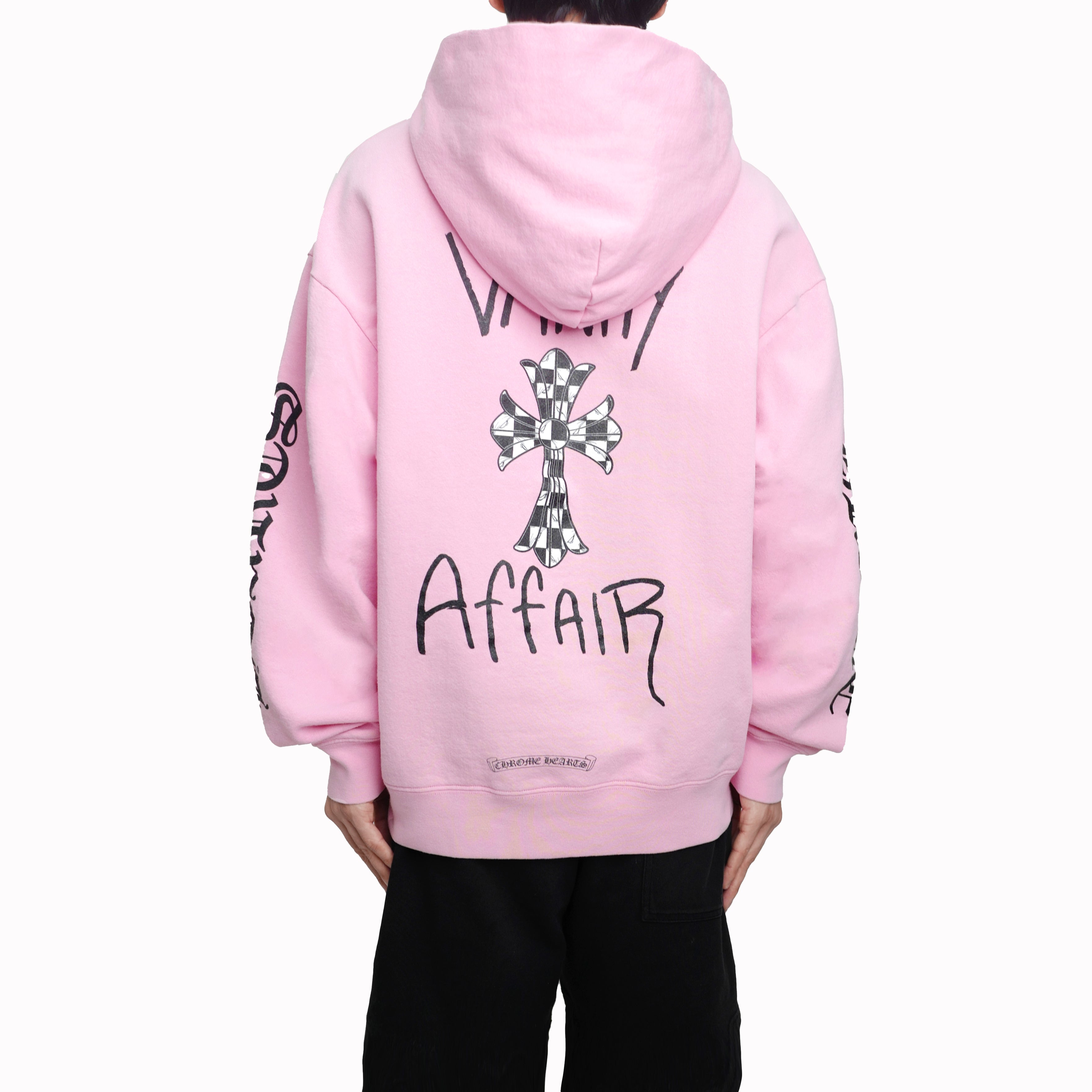 【Chrome Hearts × Matty Boy】Vanity Affair Sweatshirt Pink Chrome Hearts Matty Boy Pink Vanity Affair Sweater – Savonches