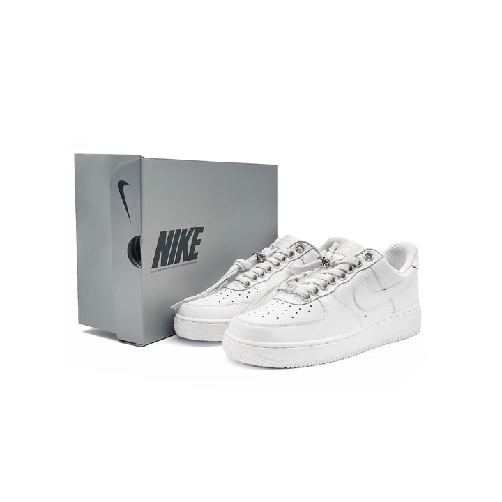 Chrome Hearts Nike Air Force 1 Low Top Lace-Up Sneakers