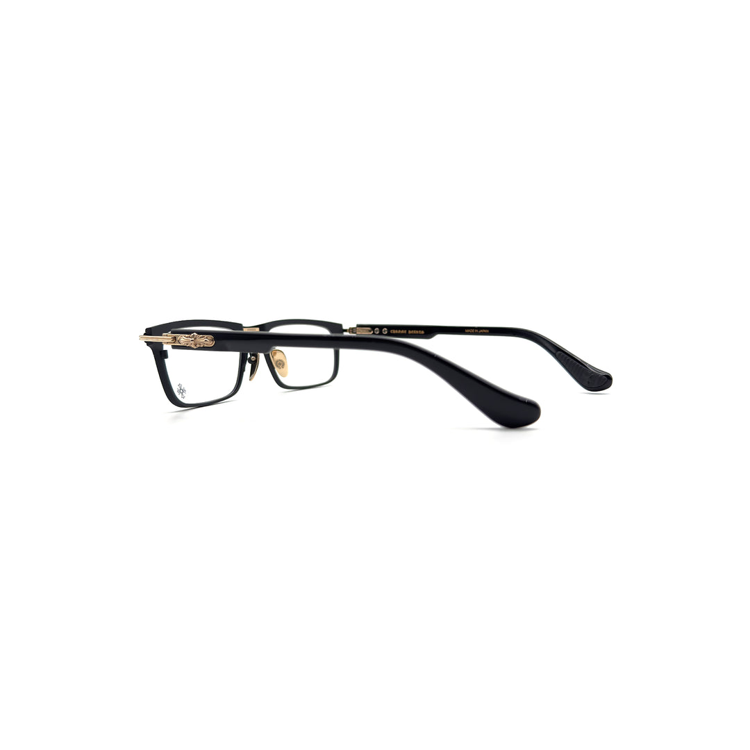 Chrome Hearts YOU'RE LATE BK/GP Cross Glasses Frame