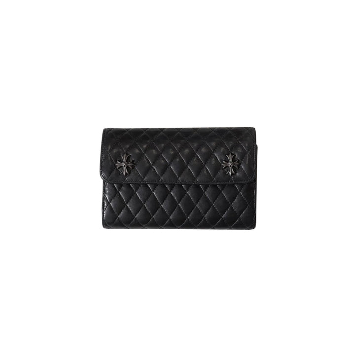 Chrome Hearts Flap Quilted Wallet