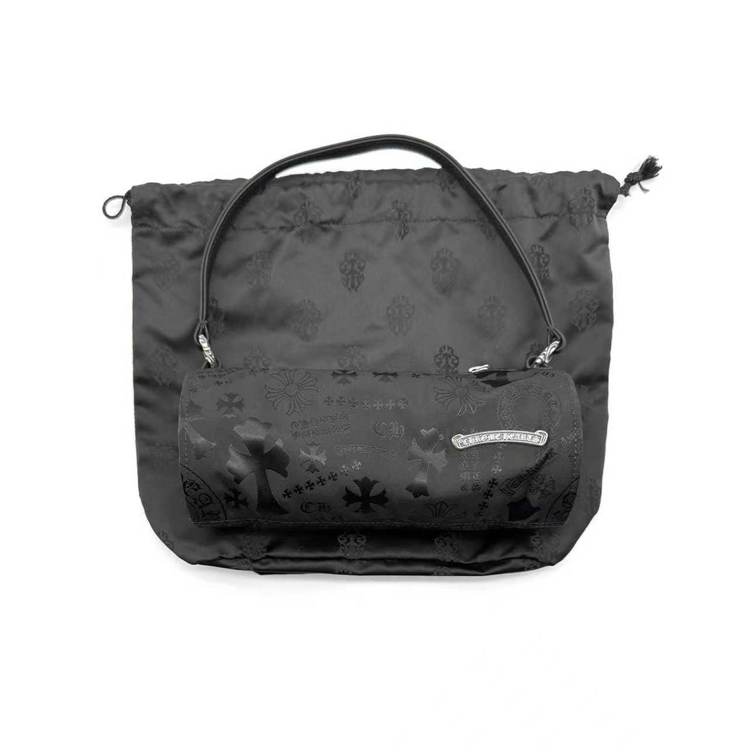 Chrome Hearts Nylon Tonal Monogram Cross Grinds Mini Handbag
