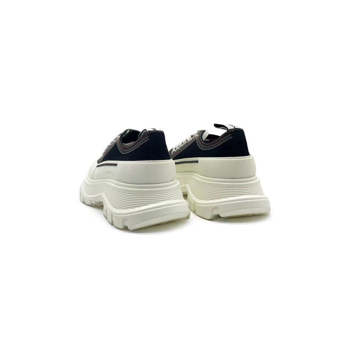 Alexander Mcqueen MCQ Tread Slick Lace Up Boot Denim Black Low Top Sneakers - SHENGLI ROAD MARKET