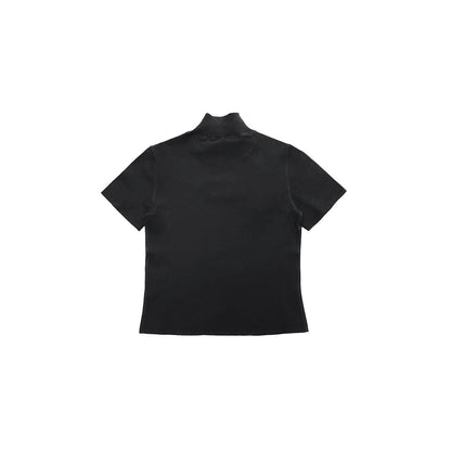 Alexander Wang Half High Neck Knitted Short Sleeves Shirt - SHENGLI ROAD MARKET