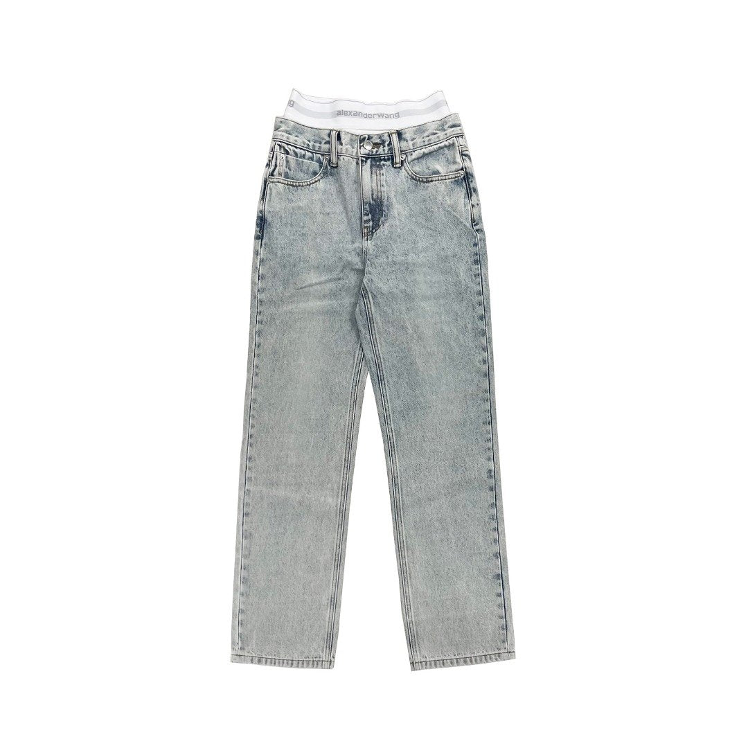 Alexander Wang High Waisted Patchwork Jeans - SHENGLI ROAD MARKET