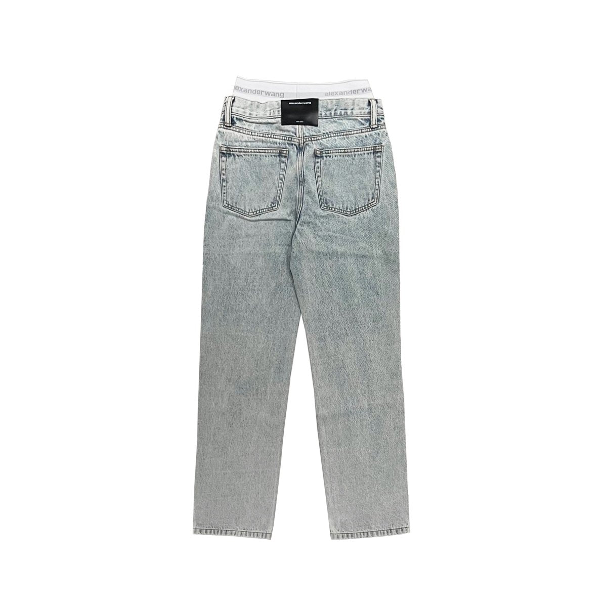 Alexander Wang High Waisted Patchwork Jeans - SHENGLI ROAD MARKET