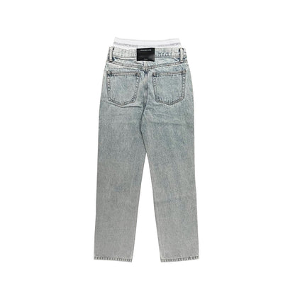 Alexander Wang High Waisted Patchwork Jeans - SHENGLI ROAD MARKET