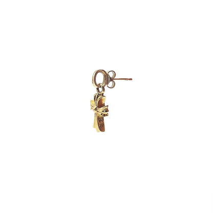 Chrome Hearts 22K Gold Babyfat Earring Drop