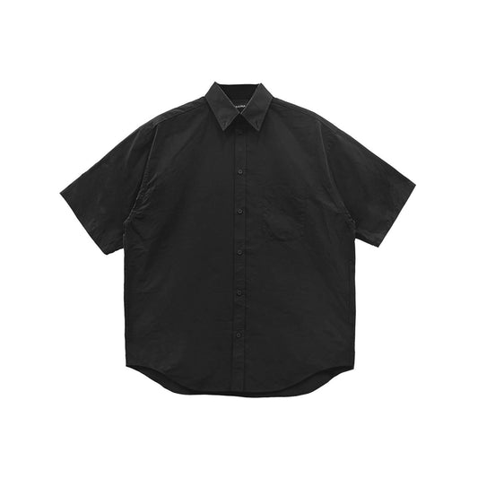 Balenciaga Black SURFER Cracked Vintage Cotton Short Sleeve T-shirt - SHENGLI ROAD MARKET