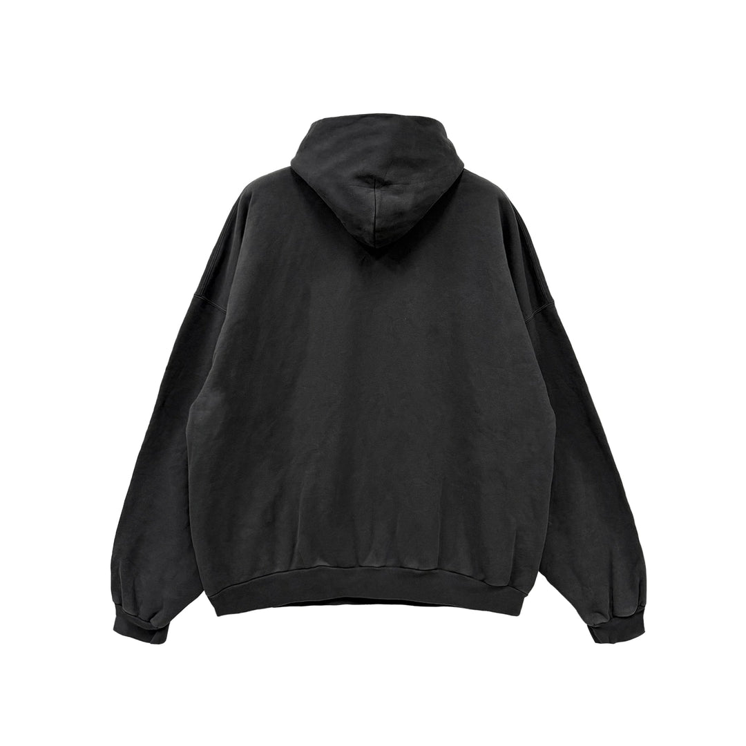 Balenciaga Logo Print Black Pullover Hoodie - SHENGLI ROAD MARKET