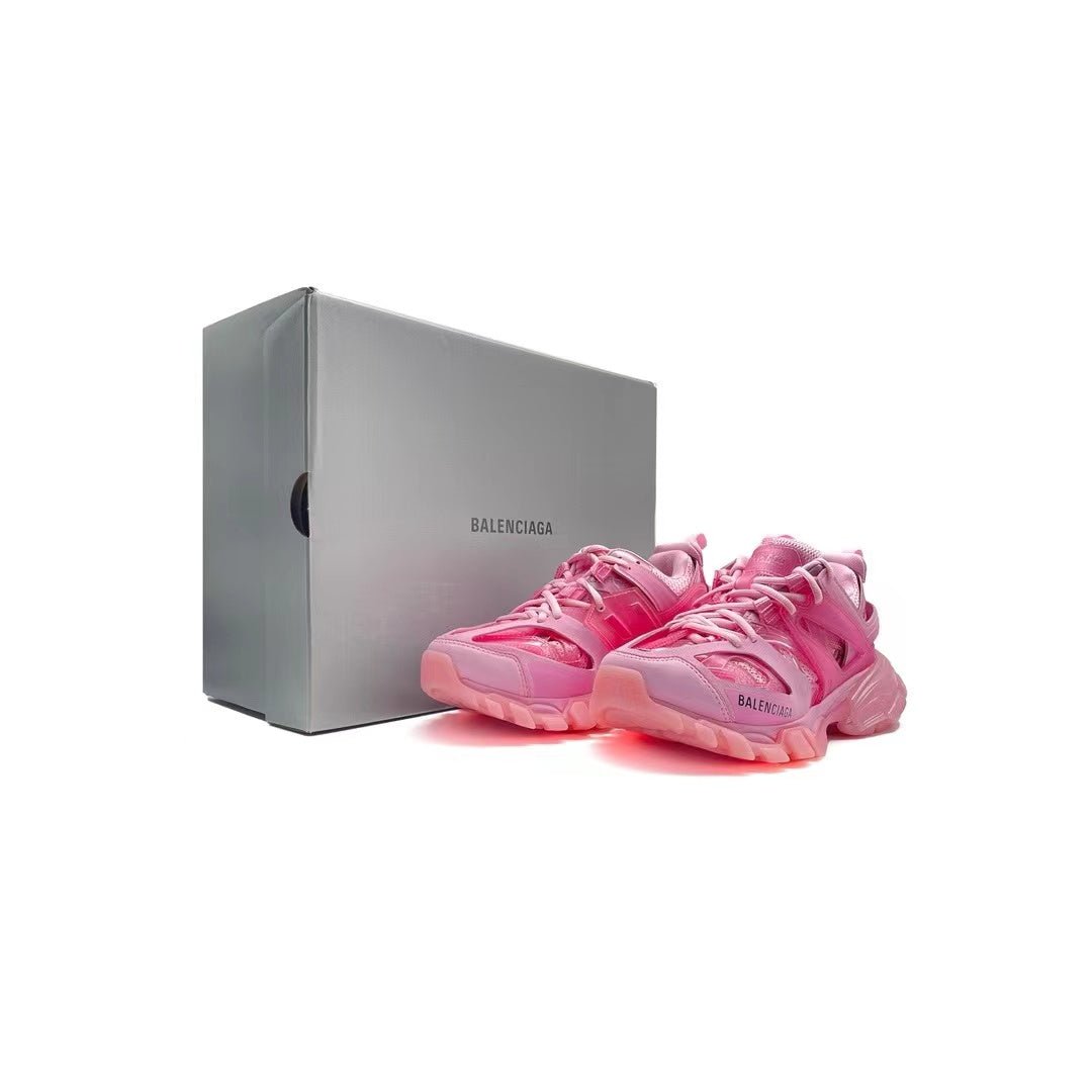 Balenciaga Pink Track Clear Sole sneakers - SHENGLI ROAD MARKET