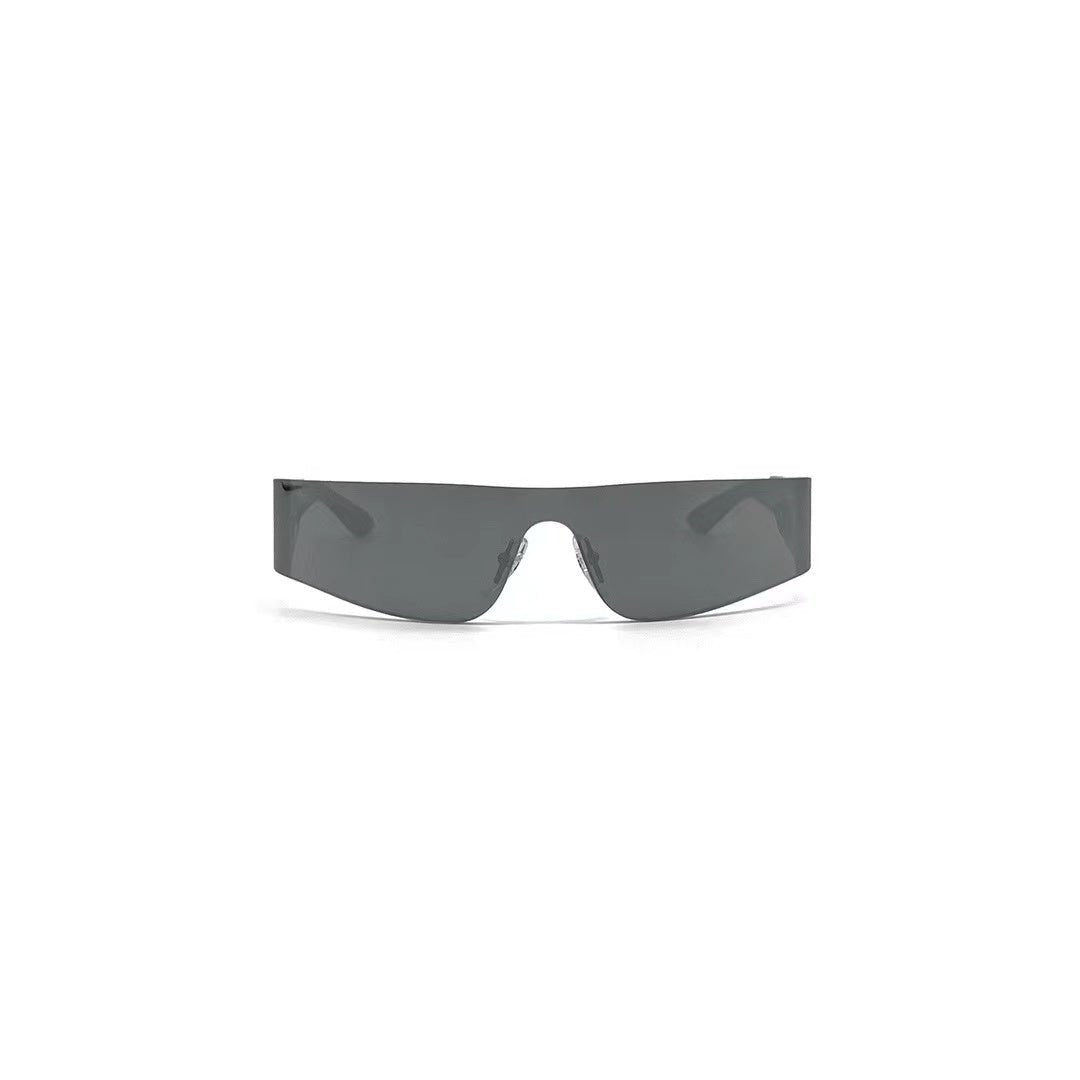 Balenciaga Silver Mono Rectangle Sunglasses - SHENGLI ROAD MARKET