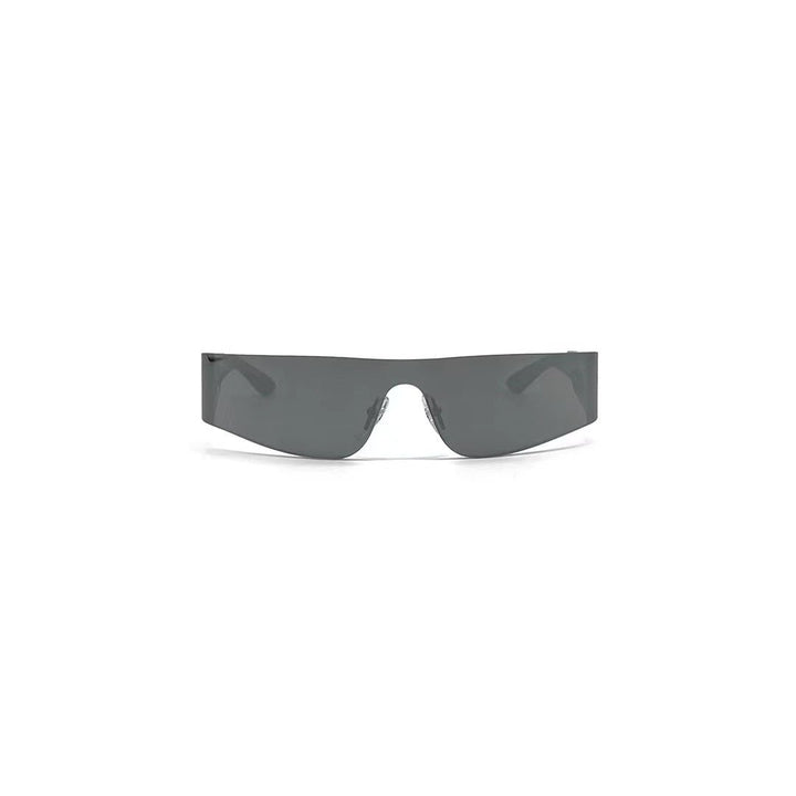 Balenciaga Silver Mono Rectangle Sunglasses - SHENGLI ROAD MARKET