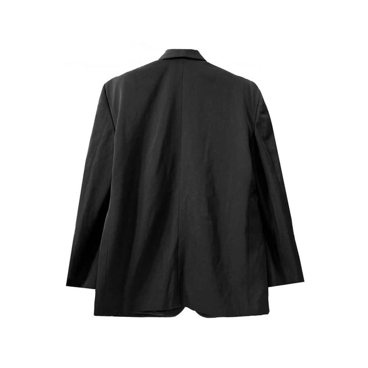 Balenciaga Single Breasted Shawl Lapel Wool Blazer Jacket - SHENGLI ROAD MARKET