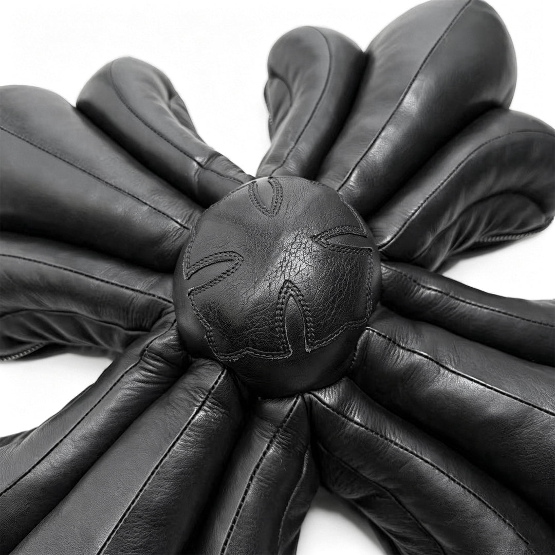 Chrome Hearts Plus Cross Leather Cushion
