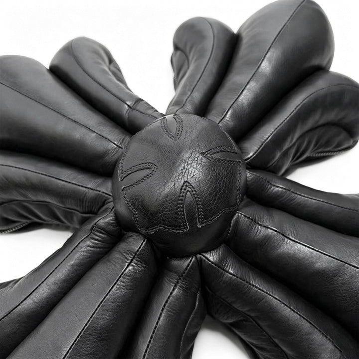 Chrome Hearts Plus Cross Leather Cushion