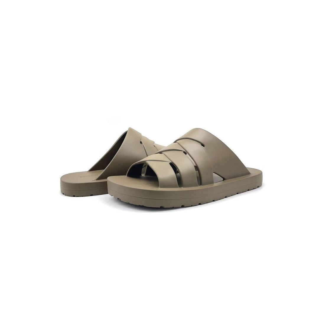 Bottega Veneta BV Neutrals Sandals - SHENGLI ROAD MARKET