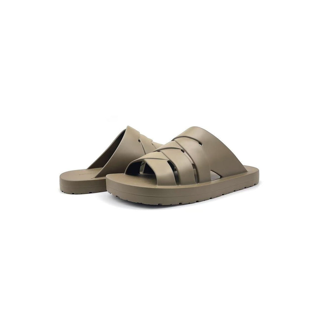 Bottega Veneta BV Neutrals Sandals - SHENGLI ROAD MARKET
