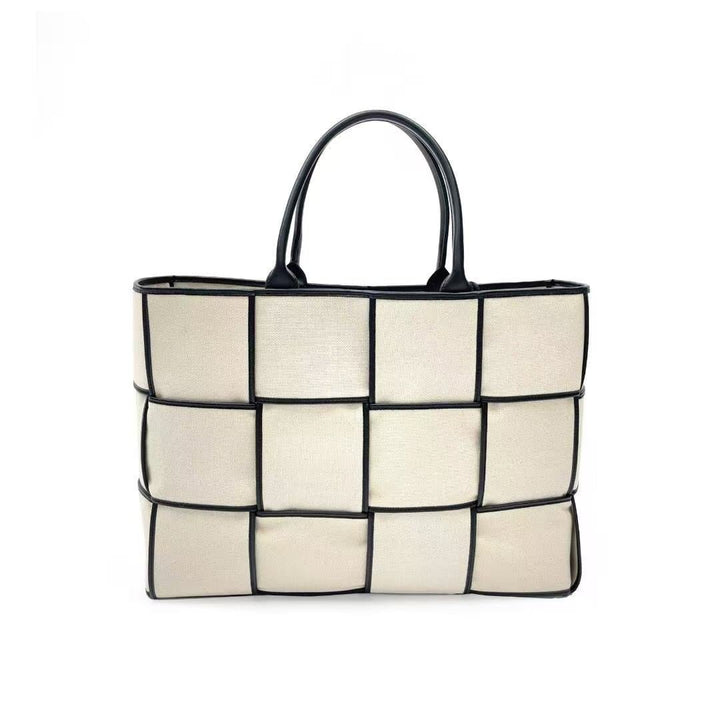 Bottega Veneta Large Arco Canvas Tote Bag - SHENGLI ROAD MARKET