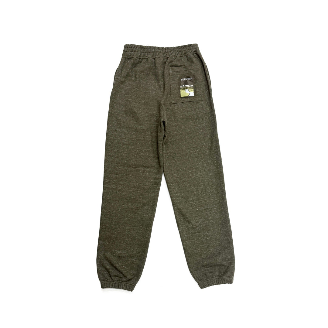 BURBERRY Khaki M Jersey Trousers - SHENGLI ROAD MARKET