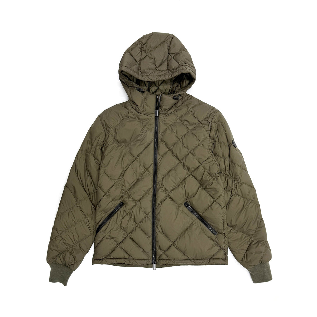 BURBERRY Khaki M Quilted Down Jacket - SHENGLI ROAD MARKET