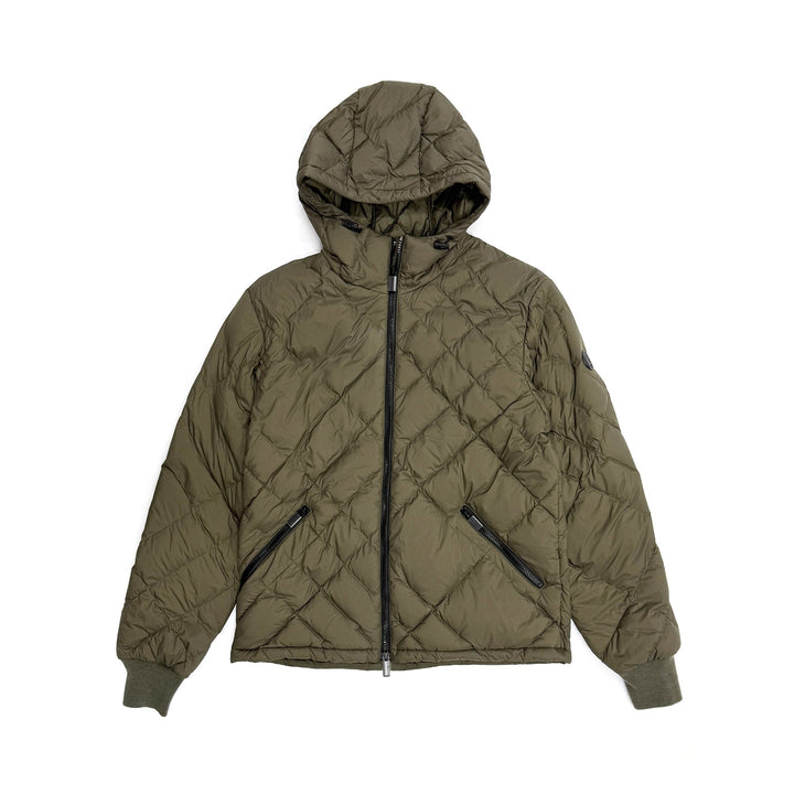 BURBERRY Khaki M Quilted Down Jacket - SHENGLI ROAD MARKET