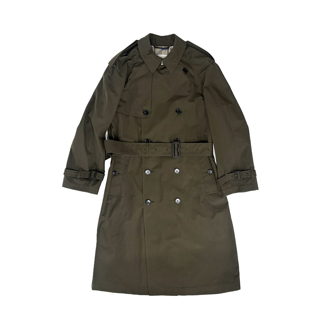 BURBERRY Khaki M Rw D Breasted Coat - SHENGLI ROAD MARKET