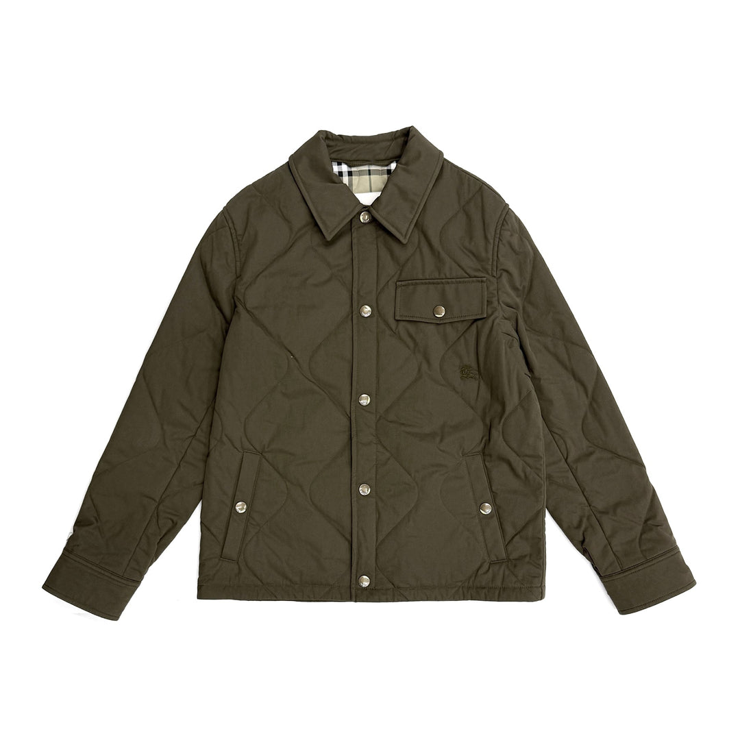 BURBERRY Khaki M Wadded Jacket - SHENGLI ROAD MARKET