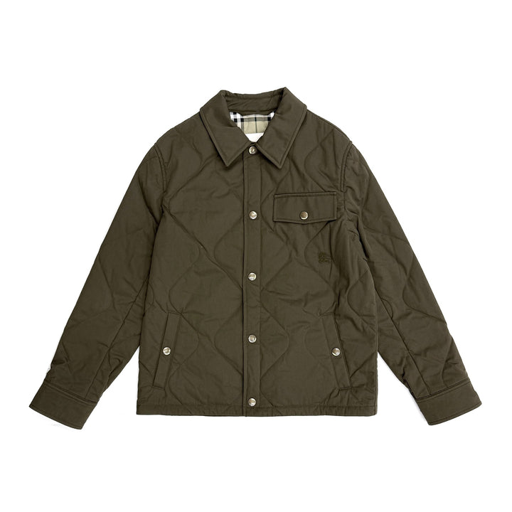 BURBERRY Khaki M Wadded Jacket - SHENGLI ROAD MARKET