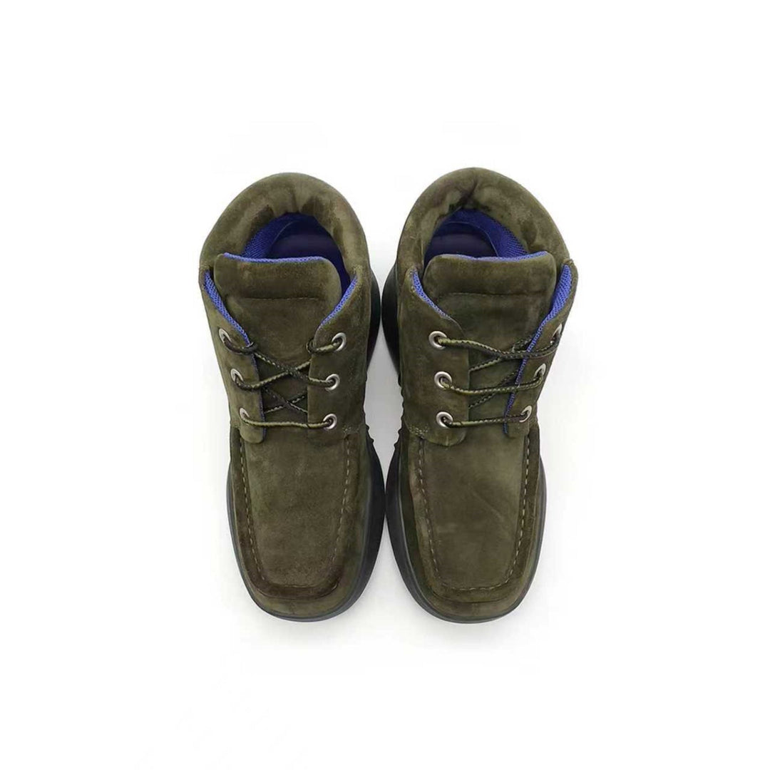 Burberry Suede Lace - up Men's Boots - SHENGLI ROAD MARKET