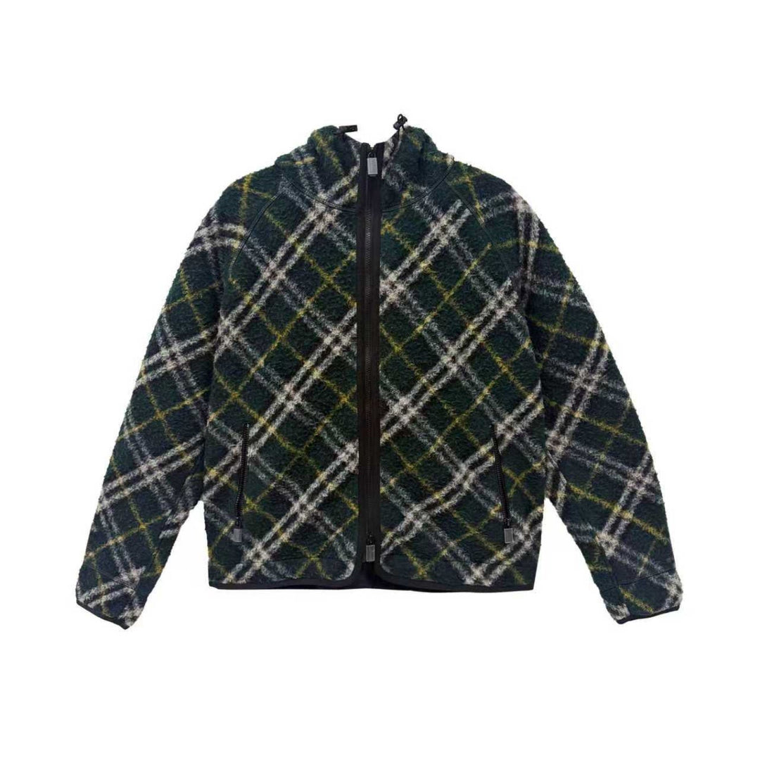 Burberry Wool Plaid Coat - SHENGLI ROAD MARKET