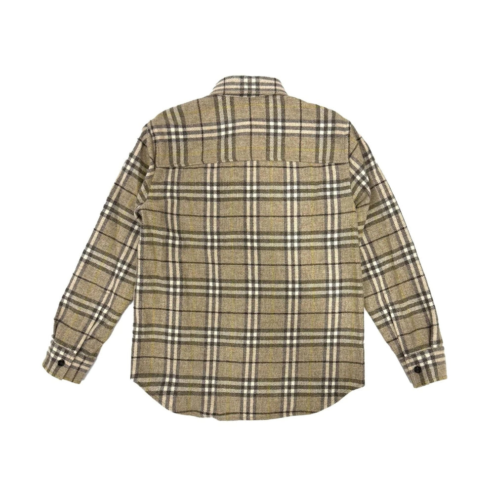 Burberry Wool Plaid Shirt - SHENGLI ROAD MARKET