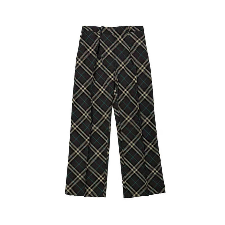 Burberry Wool Plaid Trousers - SHENGLI ROAD MARKET