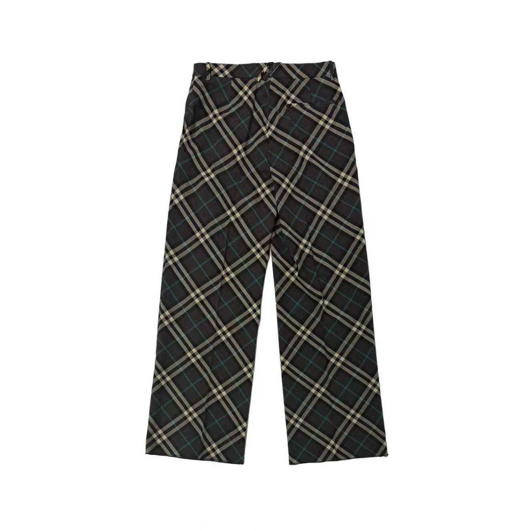 Burberry Wool Plaid Trousers - SHENGLI ROAD MARKET