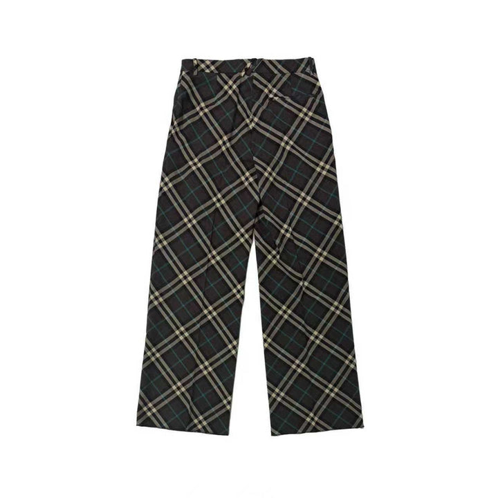 Burberry Wool Plaid Trousers - SHENGLI ROAD MARKET