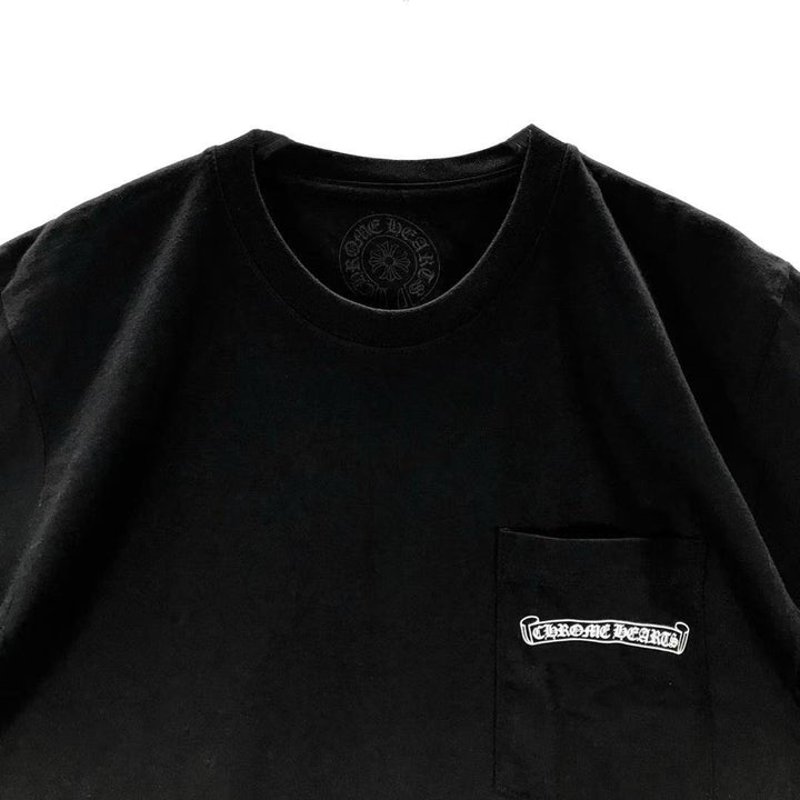 Chrome Hearts Script USA Logo Short Sleeve T-shirt