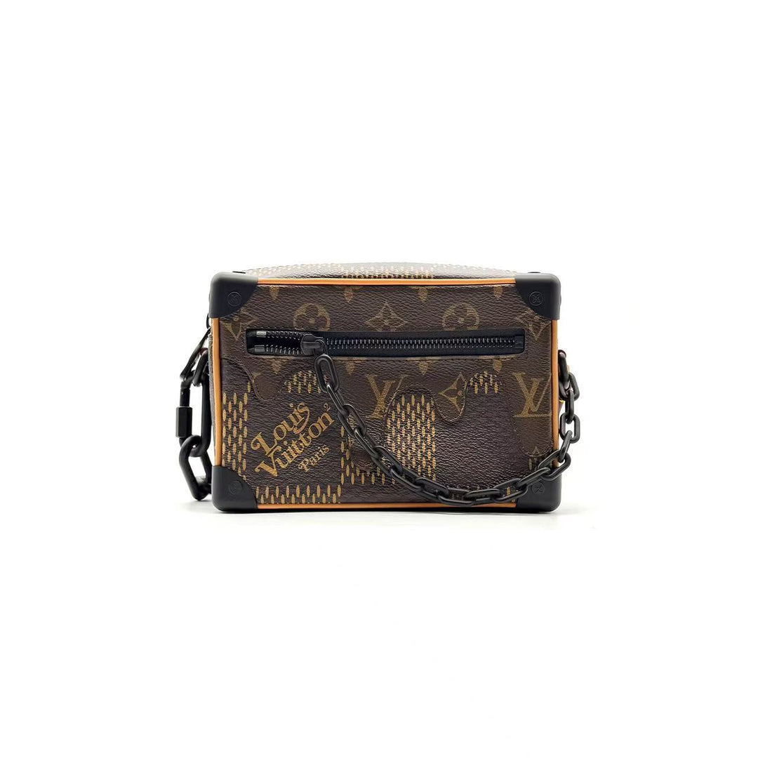 Louis Vuitton Nigo Giant Damier Ebene Monogram Mini Soft Trunk