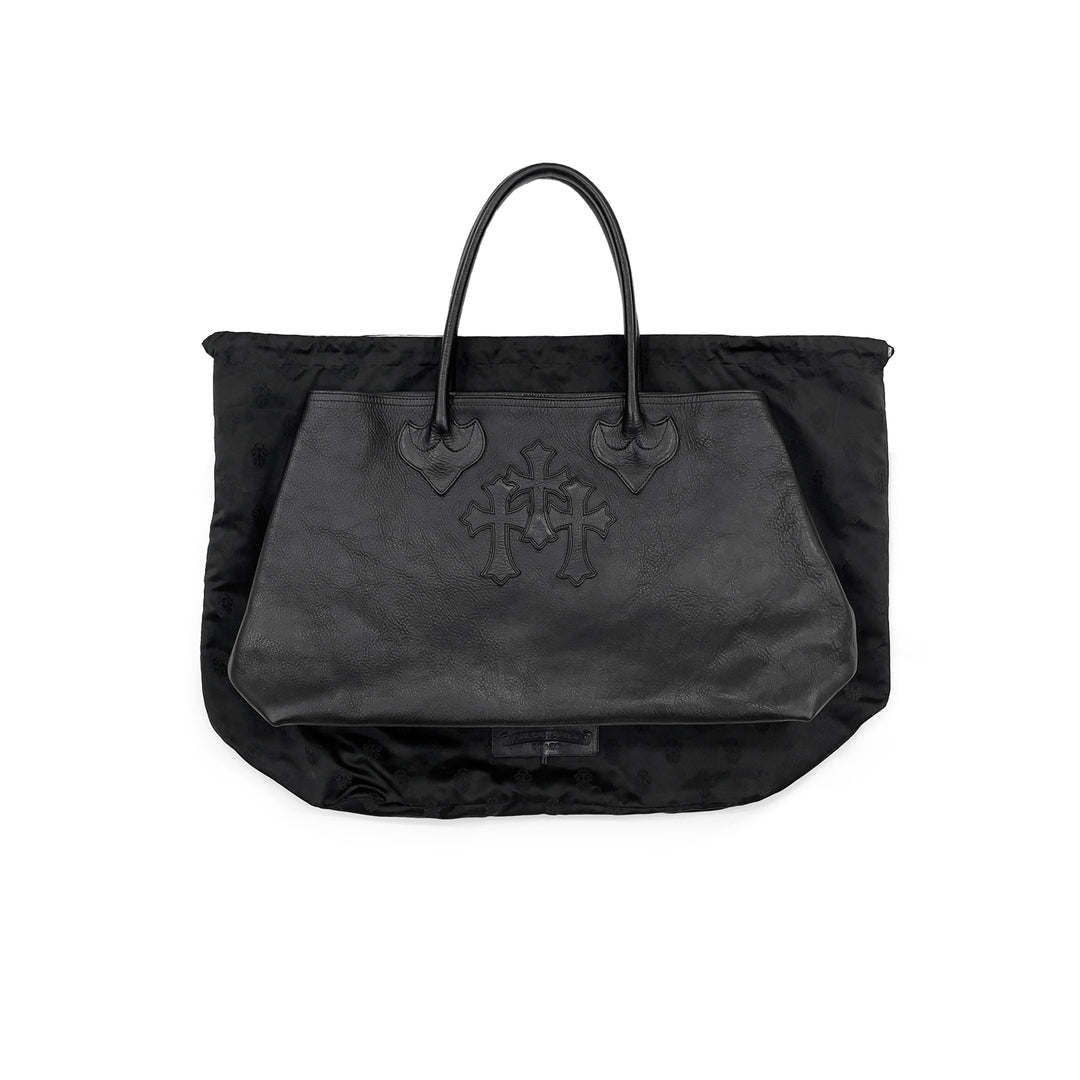 Chrome Hearts Cemetery Cross Patch Tote Bag