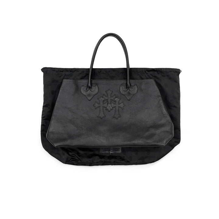 Chrome Hearts Cemetery Cross Patch Tote Bag