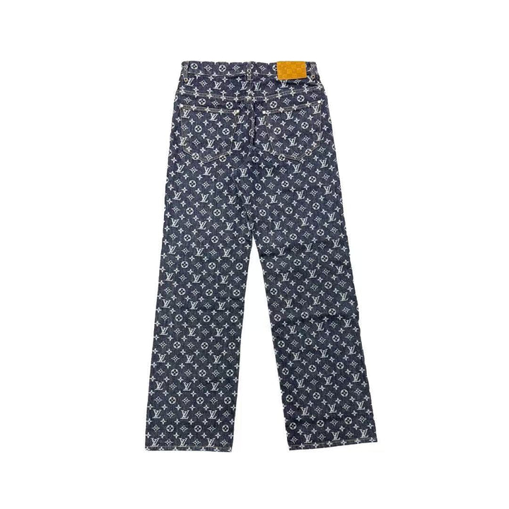 Louis Vuitton Monogram Jacquard Denim Trousers