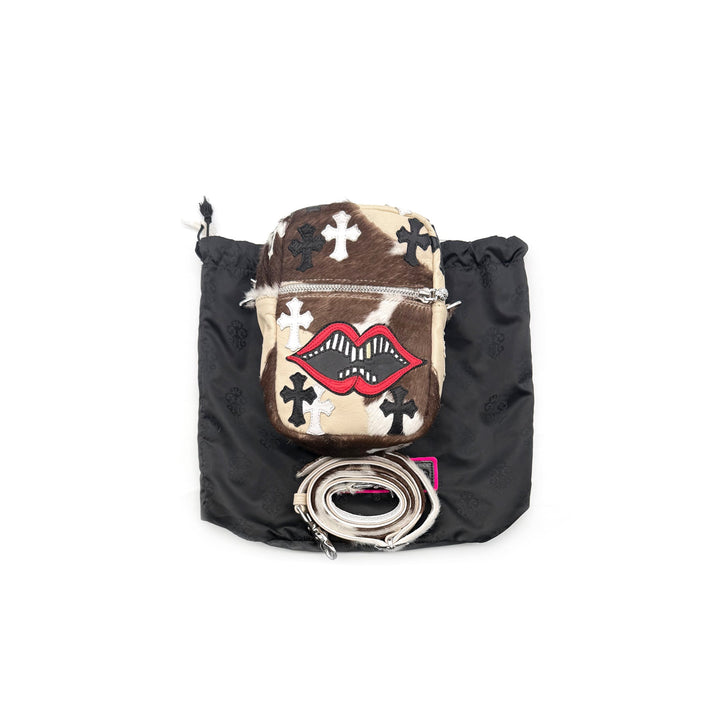 Chrome Hearts Matty Boy Horsehair Patch Taka Crossbody bag