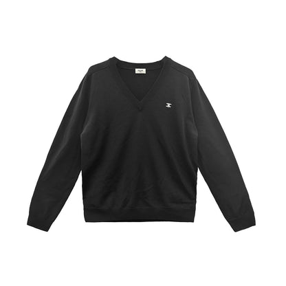 Celine V - neck Knitted Sweater - SHENGLI ROAD MARKET